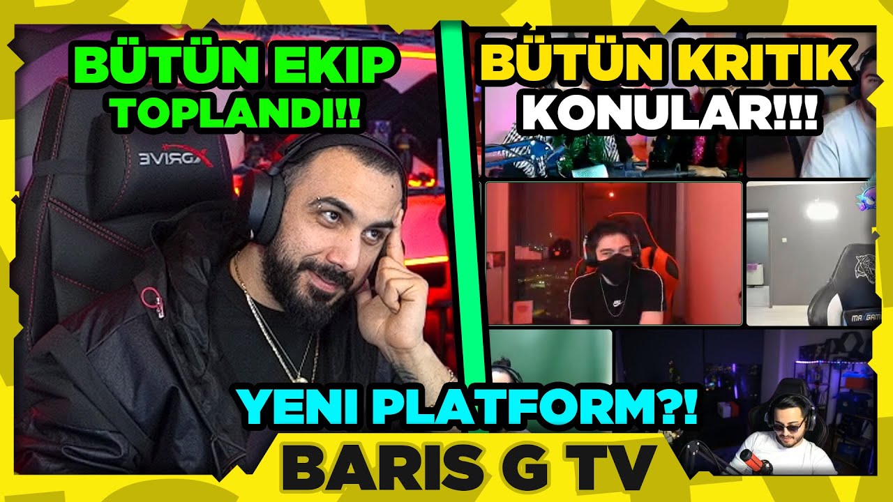 Barış G NİMO'NUN KAPANMASI KONUSUNDA TOPLANTI YAPIYOR!! (BÜTÜN EKİP TOPLANDI!!)
