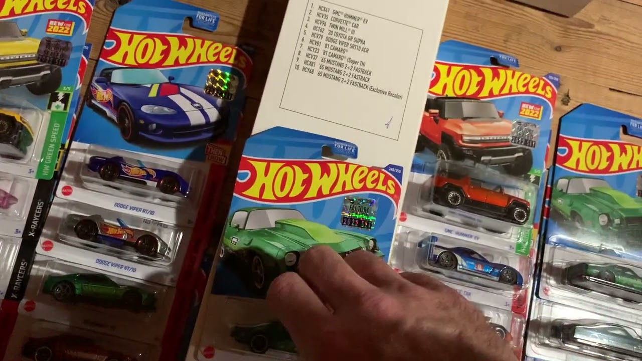 2022 Hot Wheels Factory Sealed Mainline Set Box 6 of 6
