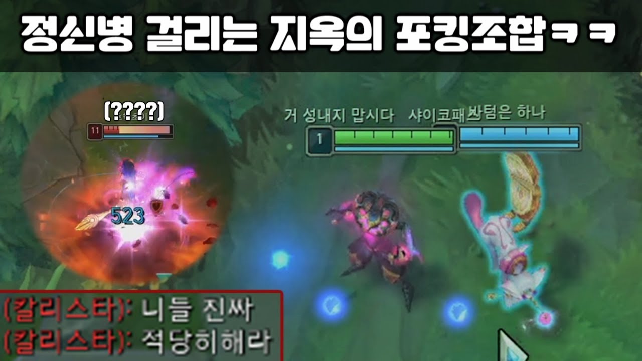 만나면 정신병 걸리는 지옥의 포킹조합ㅋㅋㅋ [포베x모카형]