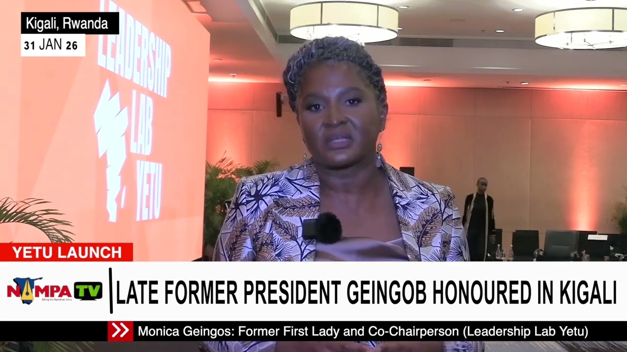 Late former President Geingob honoured in Kigali