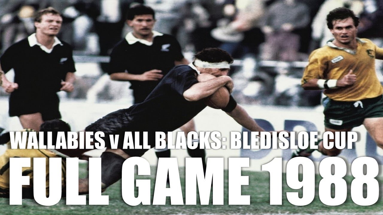 Australia v New Zealand | 1988 Bledisloe Cup | Test 1 | Full Game