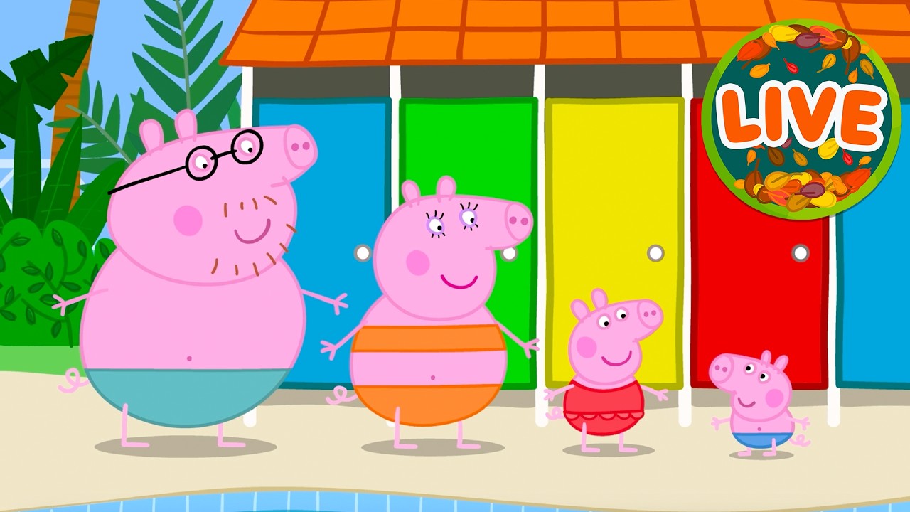 LIVE 🔴 Peppa Pig's NEW Summer Holiday Adventures! ☀️🏖️ | Full Episodes | Family Days Out