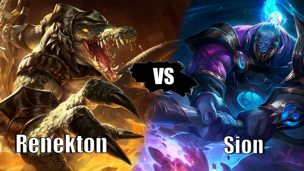 Um Renekton vs Sion na ranqueada | League of Legends