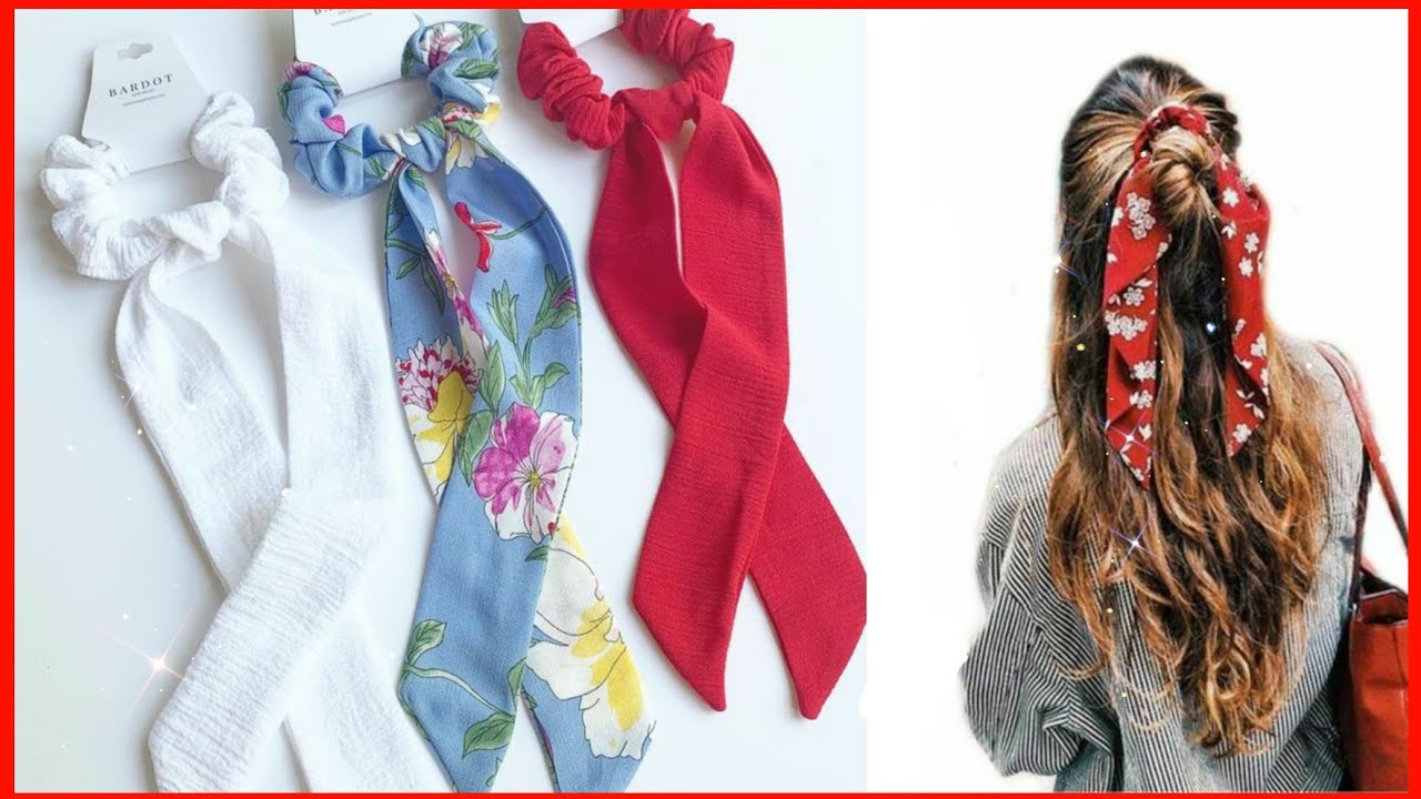 DIY SCRUNCHIE//How to Make Scrunchies|Scrunchies|Bow Scrunchies| Hair Tie