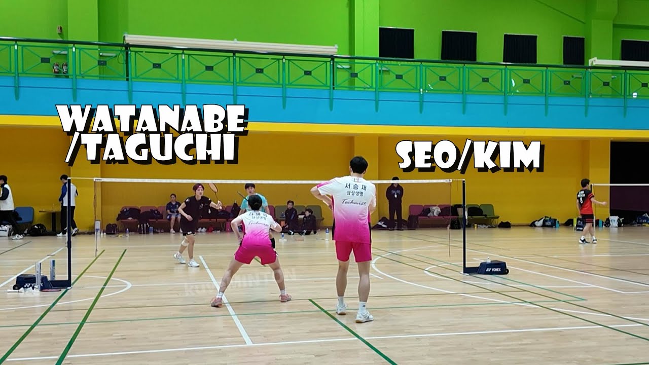SEO SeungJae/KIM HyeJeong vs Yuta WATANABE/Maya TAGUCHI