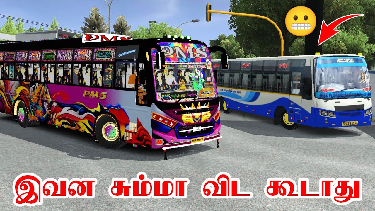 அண்ணே இவன சும்மா விடக்கூடாது - bus simulator Indonesia gameplay tamil - bussid