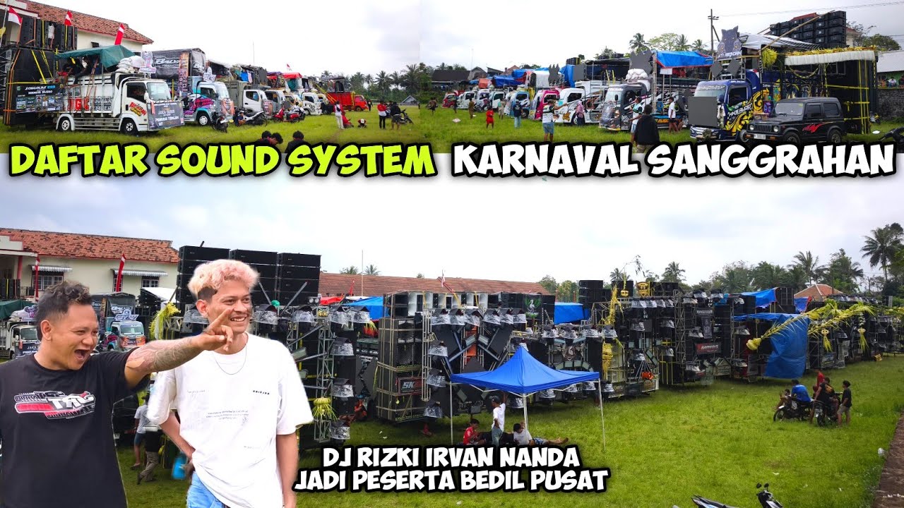 DJ Riski Irvan Nanda Sewa Bedil Pusat.. Daftar Lengkap 29 Sound Karnaval Sanggrahan Tirtoyudo 