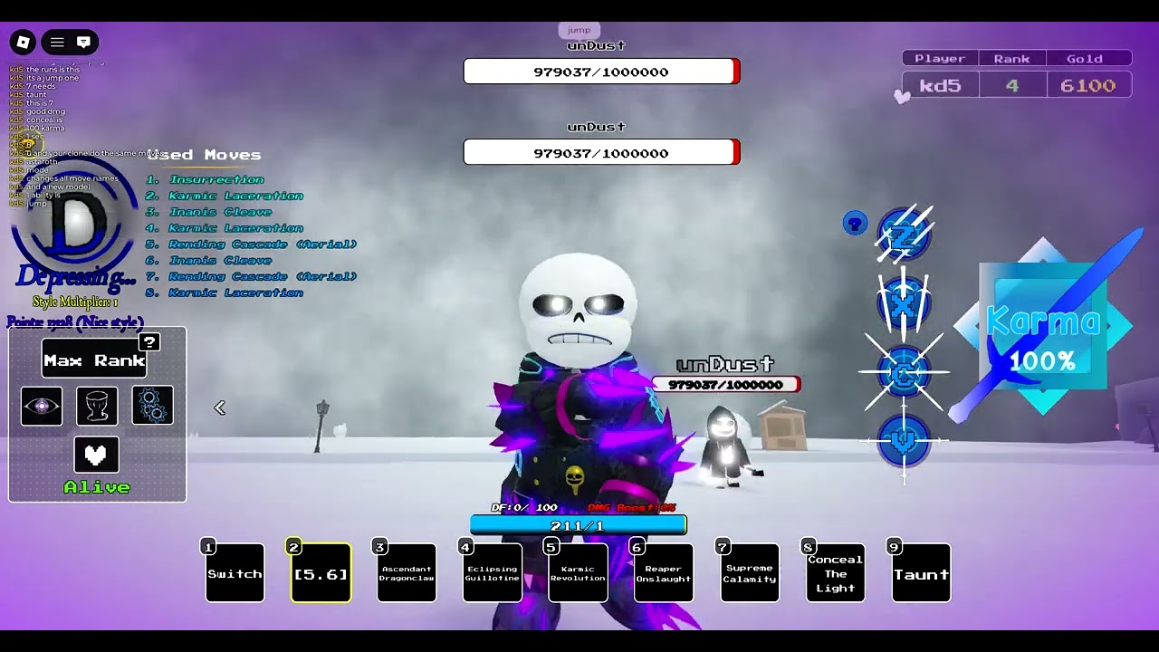 SWORDSMAN SHOWCASE  (BRO IM LATE) OVERHAUL TBSOBR