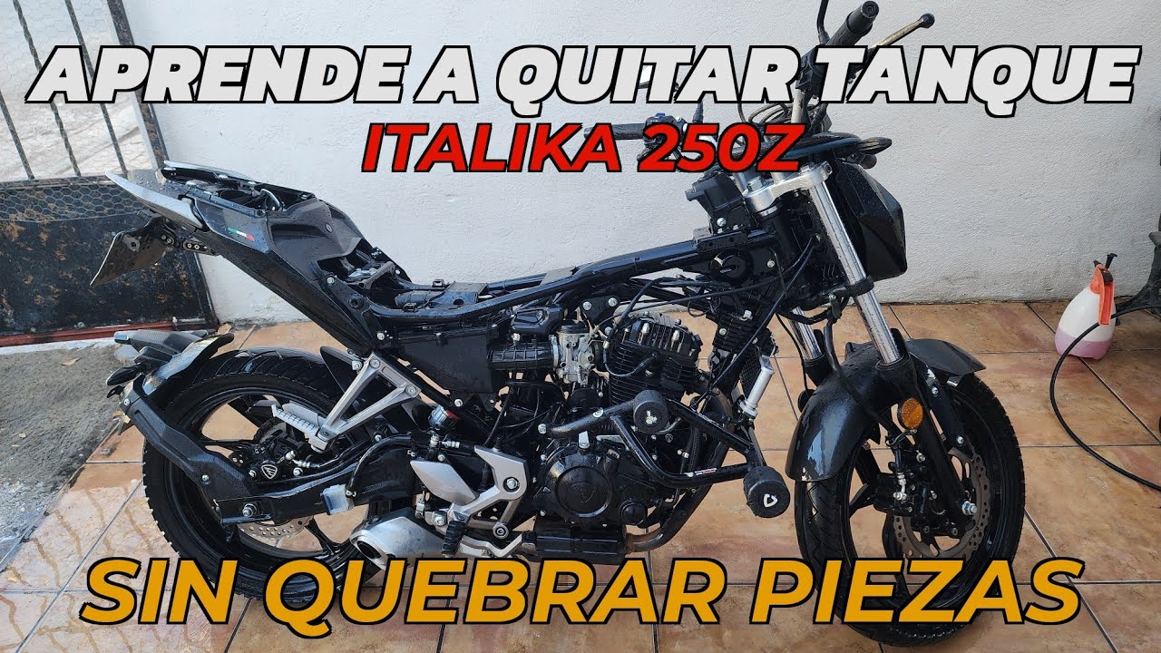 ¡QUITAR PLÁSTICOS Y ELIMINAR FUGAS EN TU ITALIKA 250Z! Tutorial paso a paso