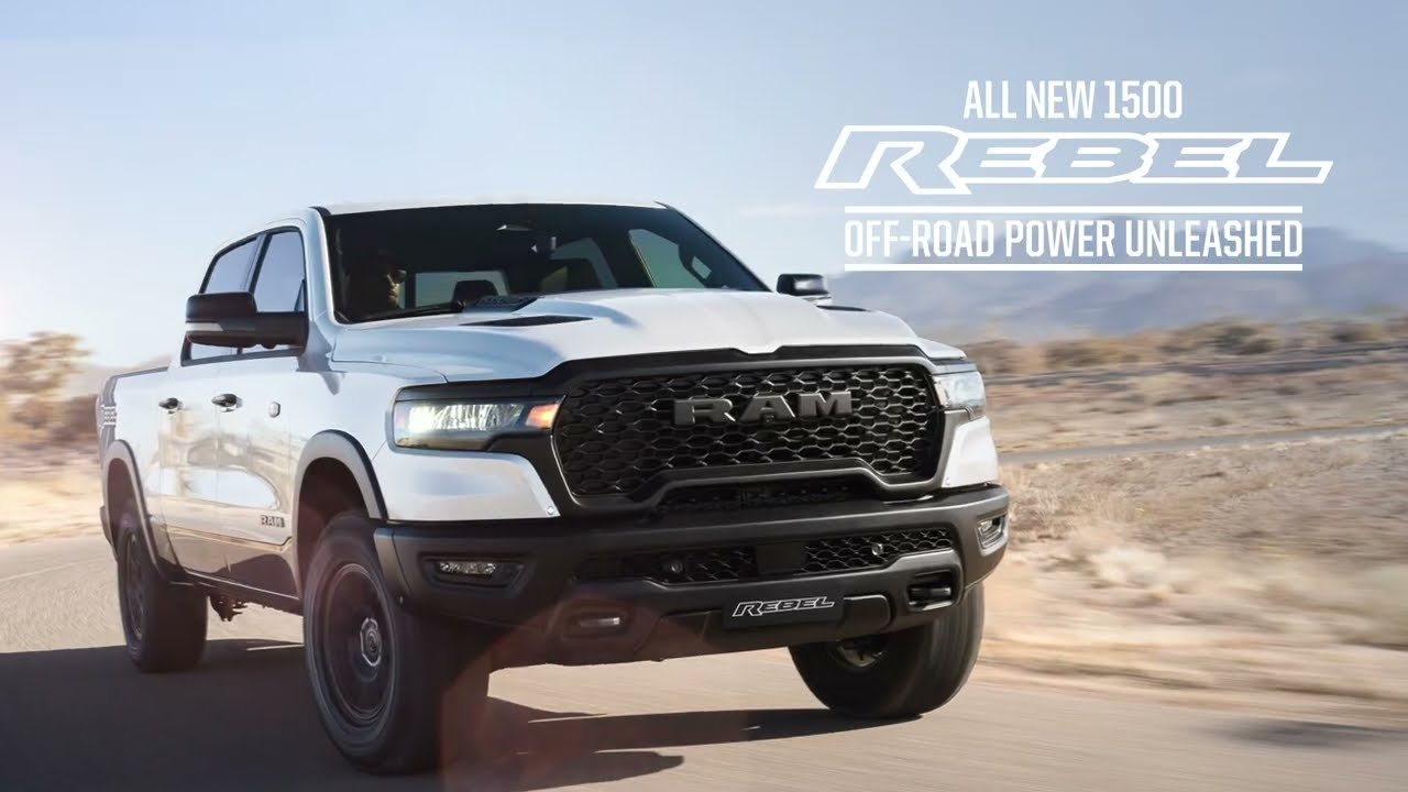 Lifted and loaded for 4x4 action, meet the all-new Ram 1500 Rebel!