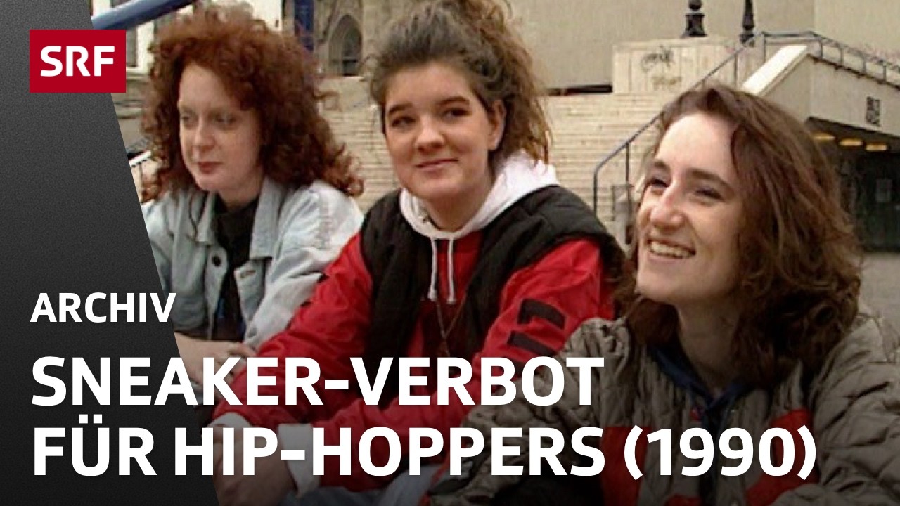 Turnschuh-Verbot für Hip-Hoppers in Disco (1990) | Jugendszene Basel | SRF Archiv