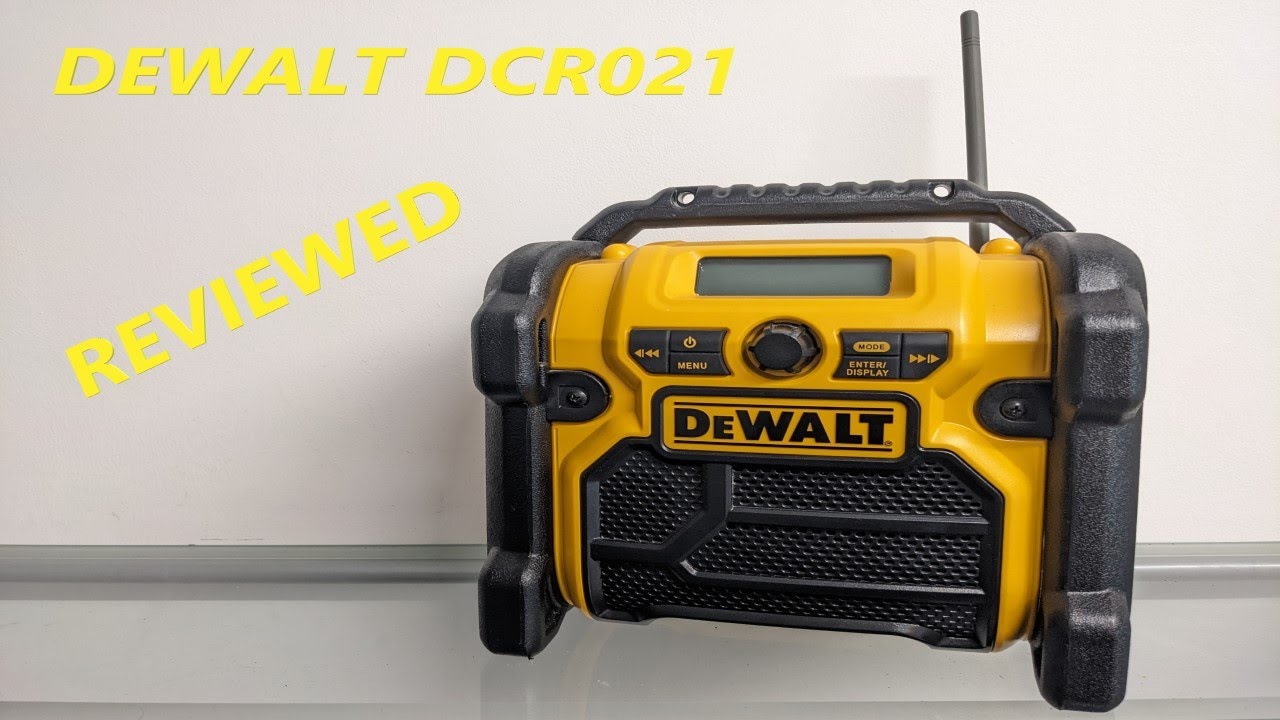 ОБЗОР РАДИОСТАНЦИИ DEWALT DCR021 DAB FM + AUX.
