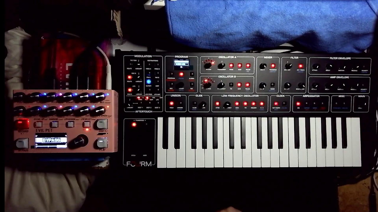 More Fun Sampling Sequential FOURM Synthesizer with  Evil Pet from Endorphins