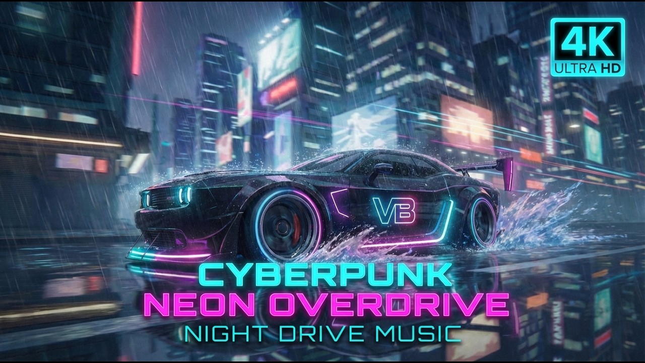 Cyberpunk Neon Overdrive — High Energy Night Drive Music 🌃⚡