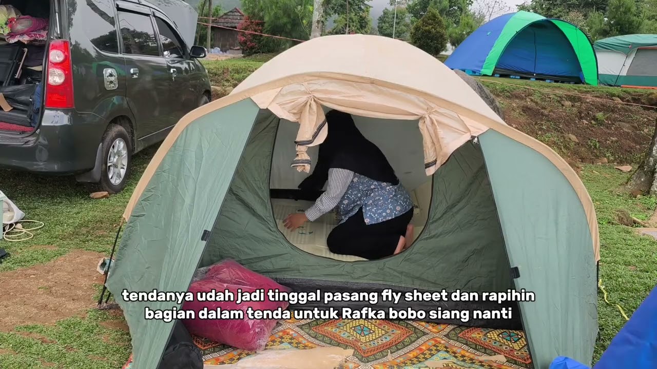Camping seru di Curug cidulang⛰️