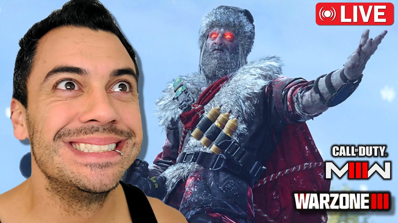 🔴NEW WARZONE UPDATE TODAY💥ZOMBIE SANTA AND MORE! 💥 CALL OF DUTY LIVE!🔴