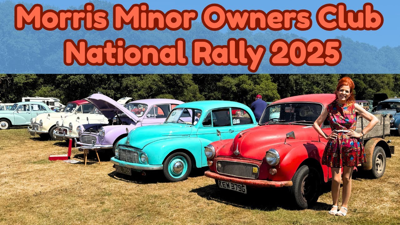 Morris Minor Owners Club National Rally 2025  - 100s of British classic cars!
