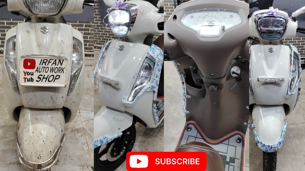 Suzuki access 125 fully restoration #irfanautoworkshop #automobile #modified 