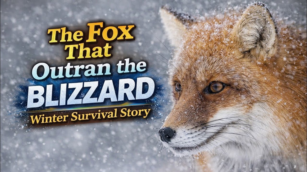 The Fox That Outran the Blizzard | A Stunning Winter Survival Story