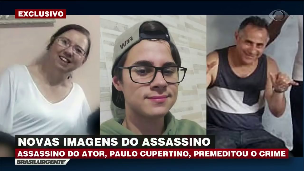 Exclusivo: Veja imagens do assassino antes de matar ator