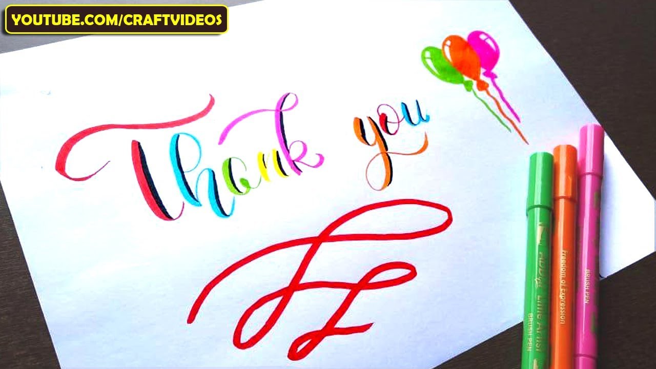 HOW TO WRITE THANK YOU IN STYLE