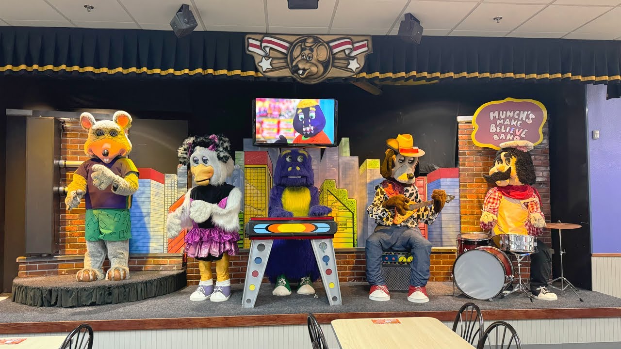 Saying "bye" to the band! Chuck E. Cheese's (Middletown NJ), 4K arcade walkthrough & tour, May 2024