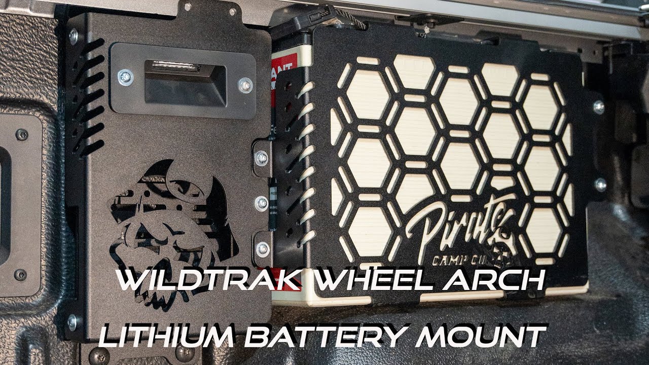 NEXT GEN WILDTRAK RANGER 150AH IN TUB WHEEL ARCH LITHIUM MOUNT How To Install