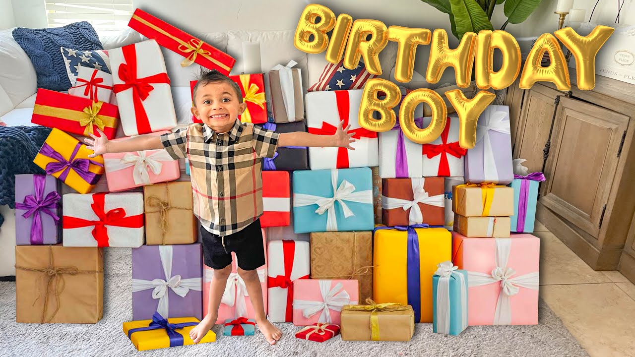 JAYDEN'S 4TH BIRTHDAY MORNING OPENING PRESENTS!!!