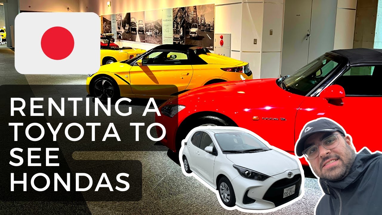 Honda Collection Museum in Japan! I rent a car and drive to motegi to go to the honda museum!