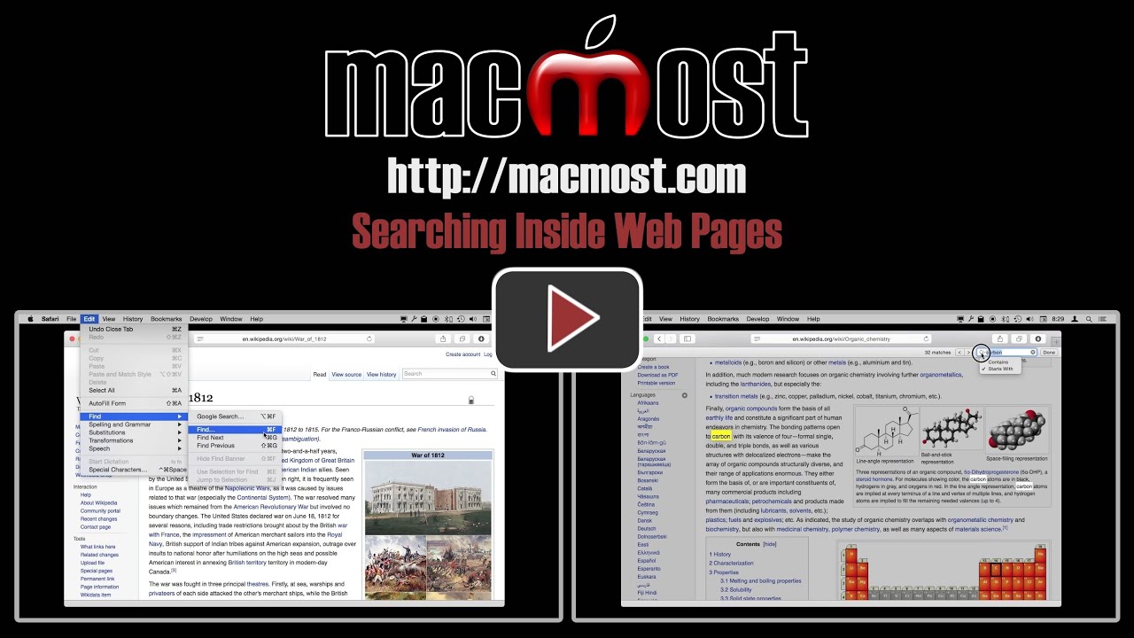 Searching Inside Web Pages (#1061)