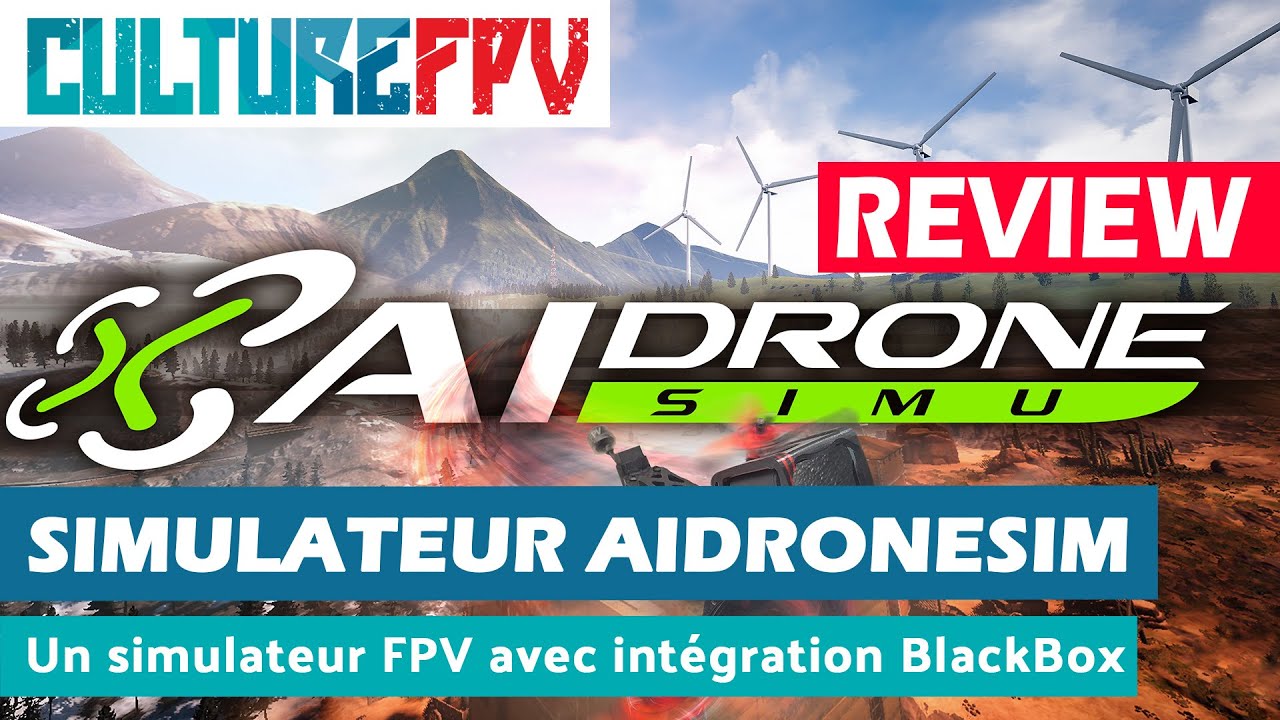 AI Drone Simulator nouveau simulateur de drone FPVavec importation de Black Box | AiDoneSim