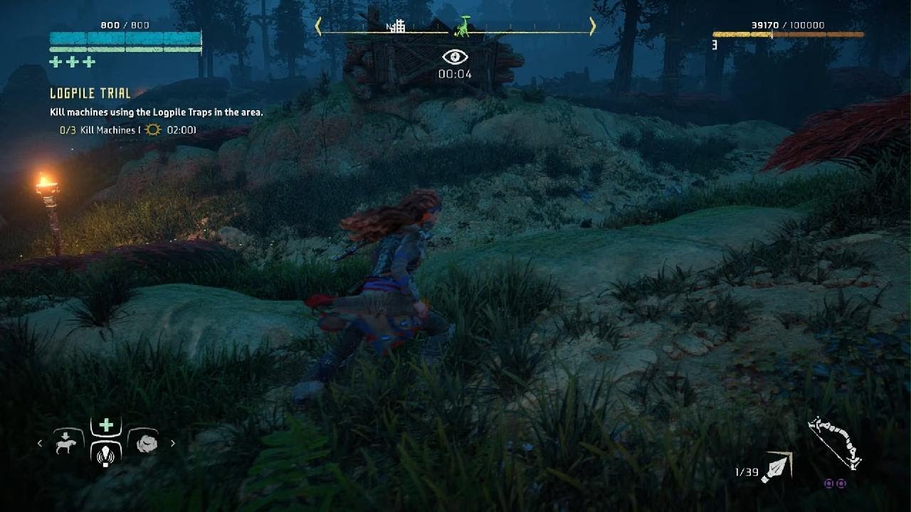 Horizon Zero Dawn Logpile Trial 