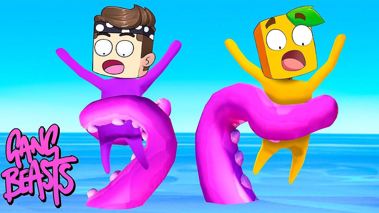 BESIEGE die RIESEN KRAKE in Gang Beasts!
