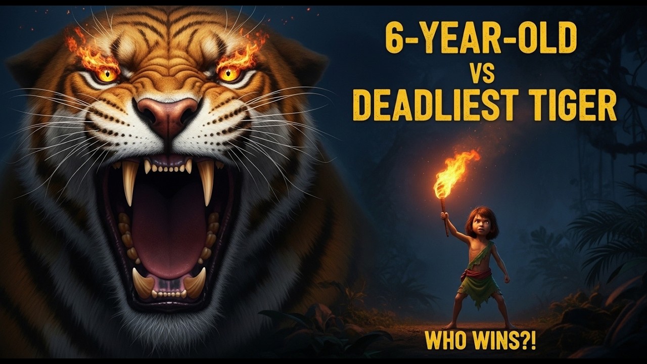 MOWGLI vs SHERE KHAN: The Fearless 6-Year-Old Boy Who Defeated The Jungle's Deadliest Tiger | Epic
