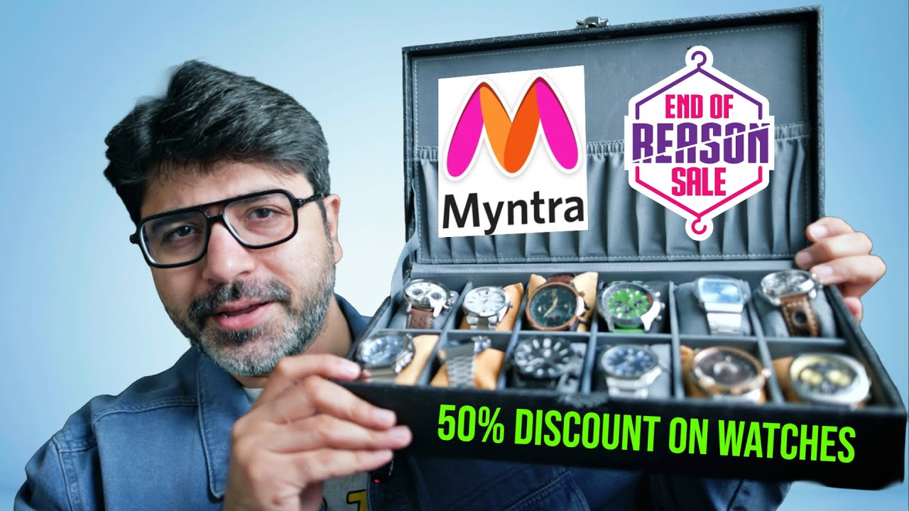 Flat 50% off on Casio, Titan and Timex Watches | Myntra End of Reason Sale 2025 | 30 Watch Deals