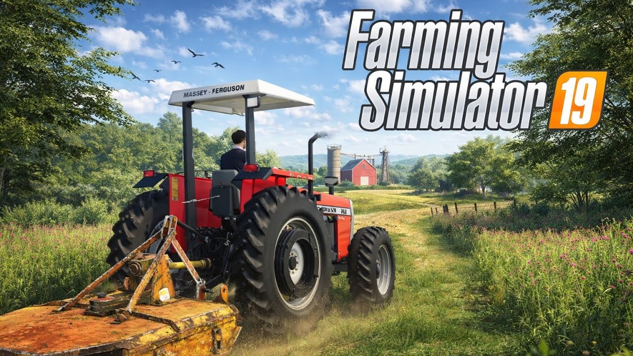 Farming Simulator 19 - Fazenda Belas Águas Ep2, Limpando uma Area com Mato