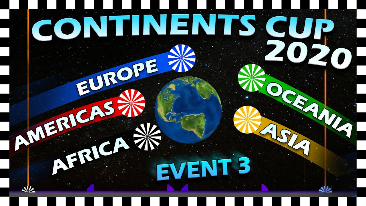Earth Ball Marble Race - Continents Cup - Event 3