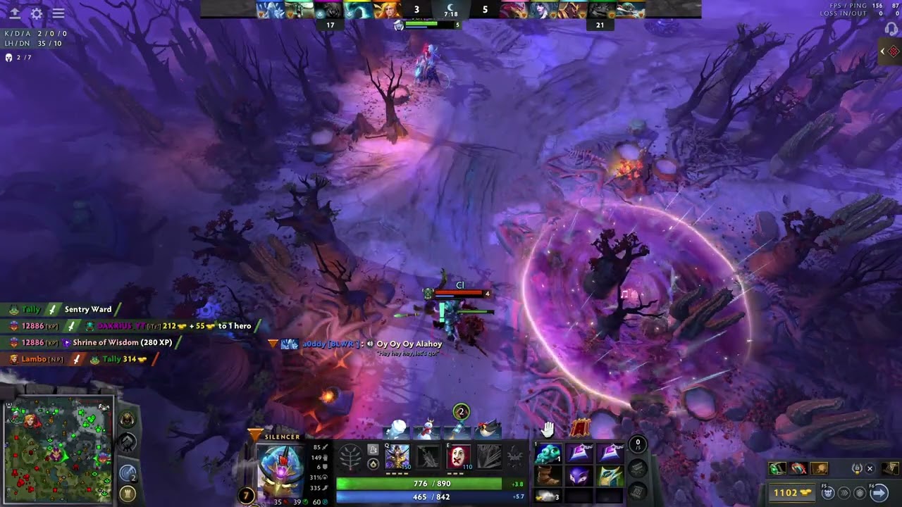 Dota 2 - Mid Silencer With Cr1s1s Largo - Sad morph got hunted