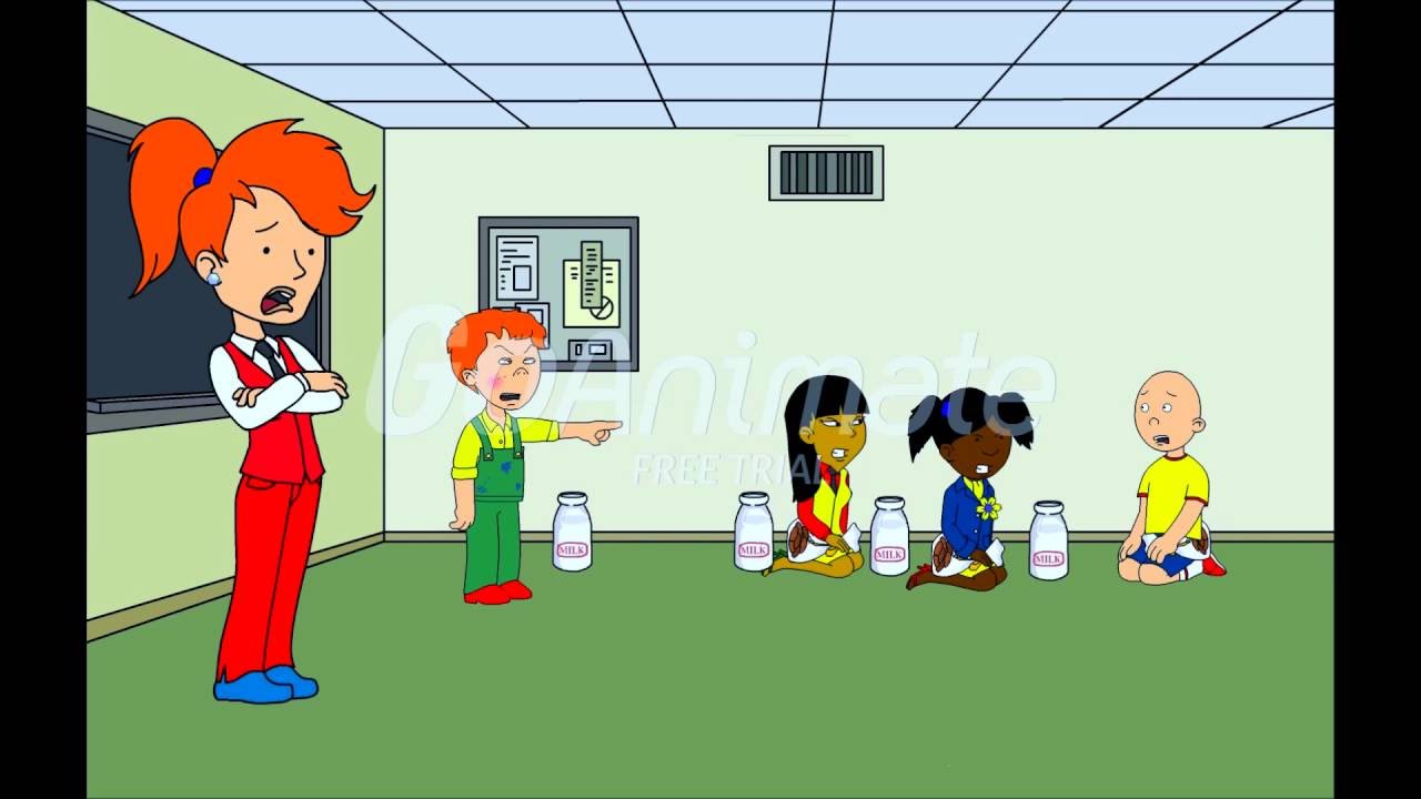 Caillou Steals Cookies and Gets Suspended in HD