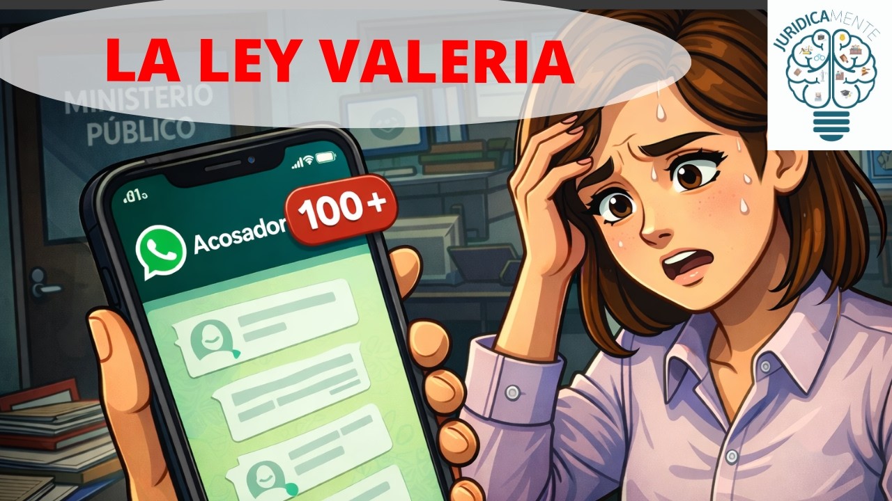 LA LEY VALERIA | Ley anti acoso | Delito de Acecho