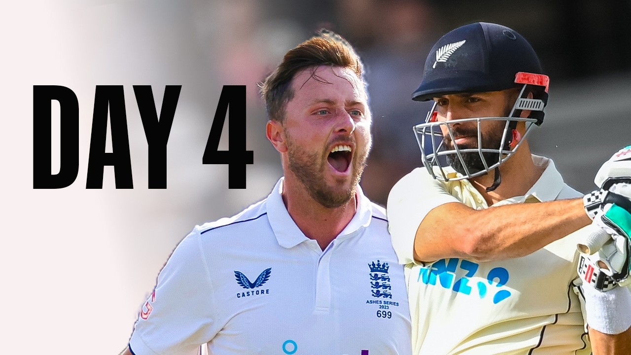 🔴 New Zealand v England Test Day 4