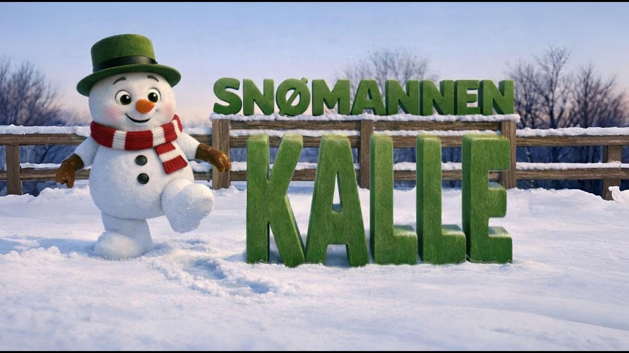 Snømannen kalle - Julesang - barnesanger