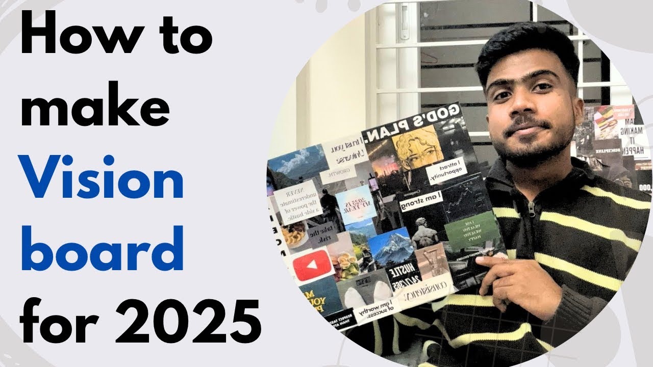 How to Make a Vision Board for 2025 |The Power of Vision Boards| Vision Board Process in Kannada