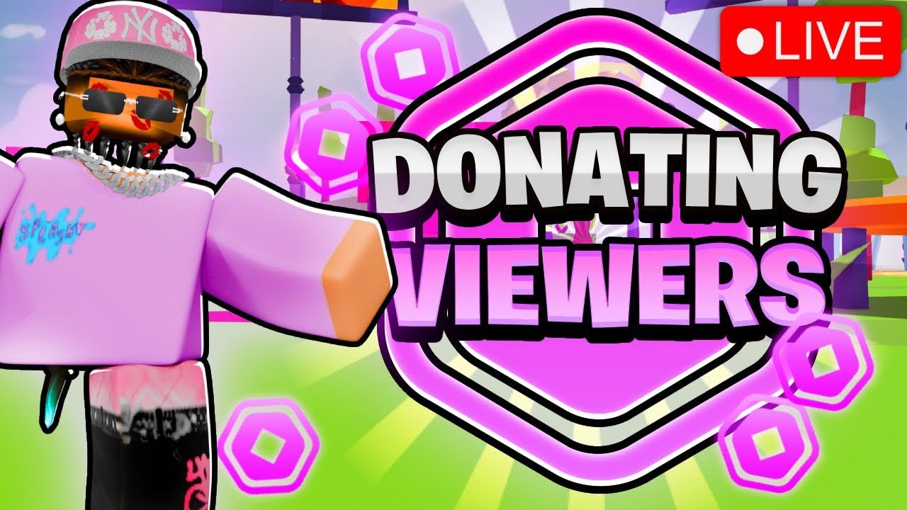 🔴 Pls Donate Live | 💰 Donating Robux To Viewers |💸1,000 robux