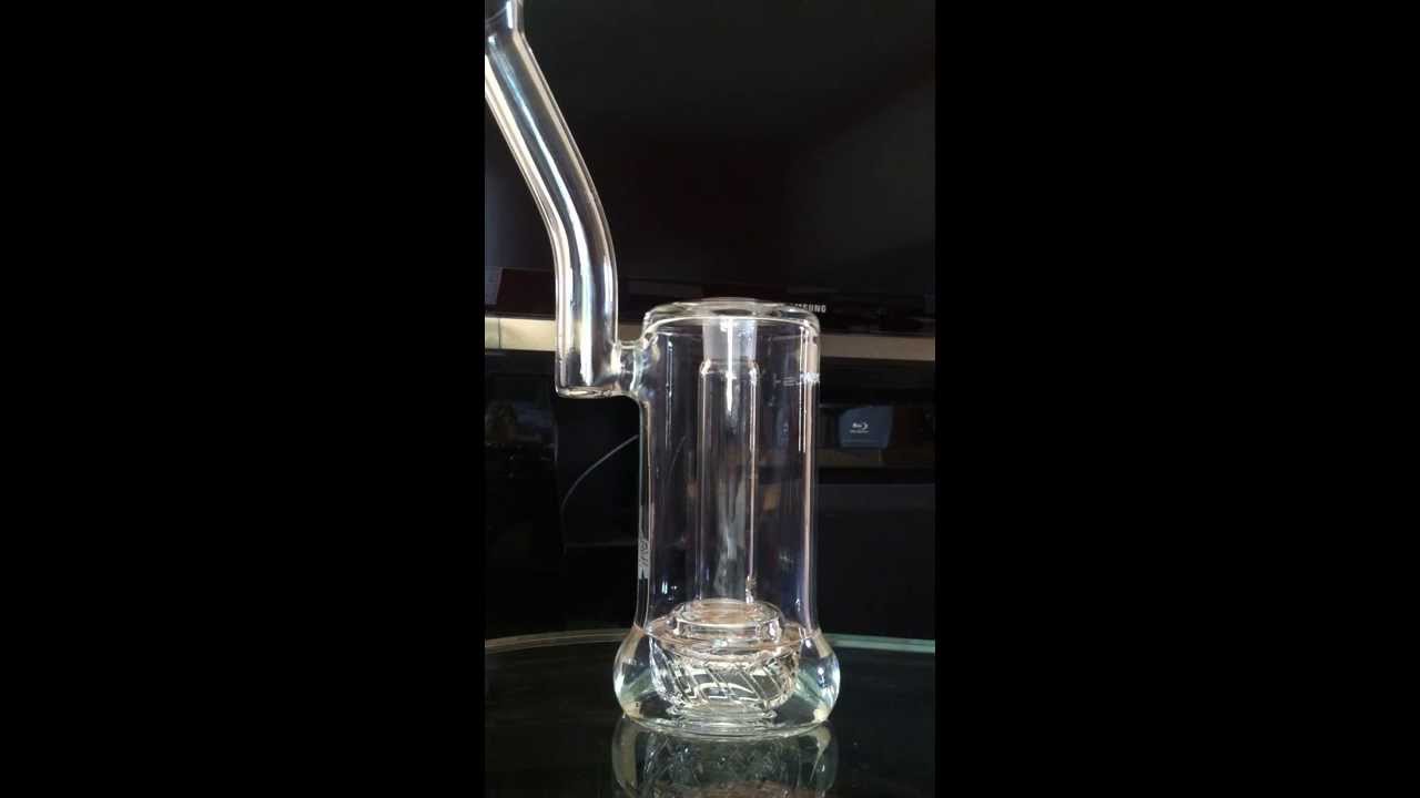 Mobius Clear bubbler with Reti perc test draws