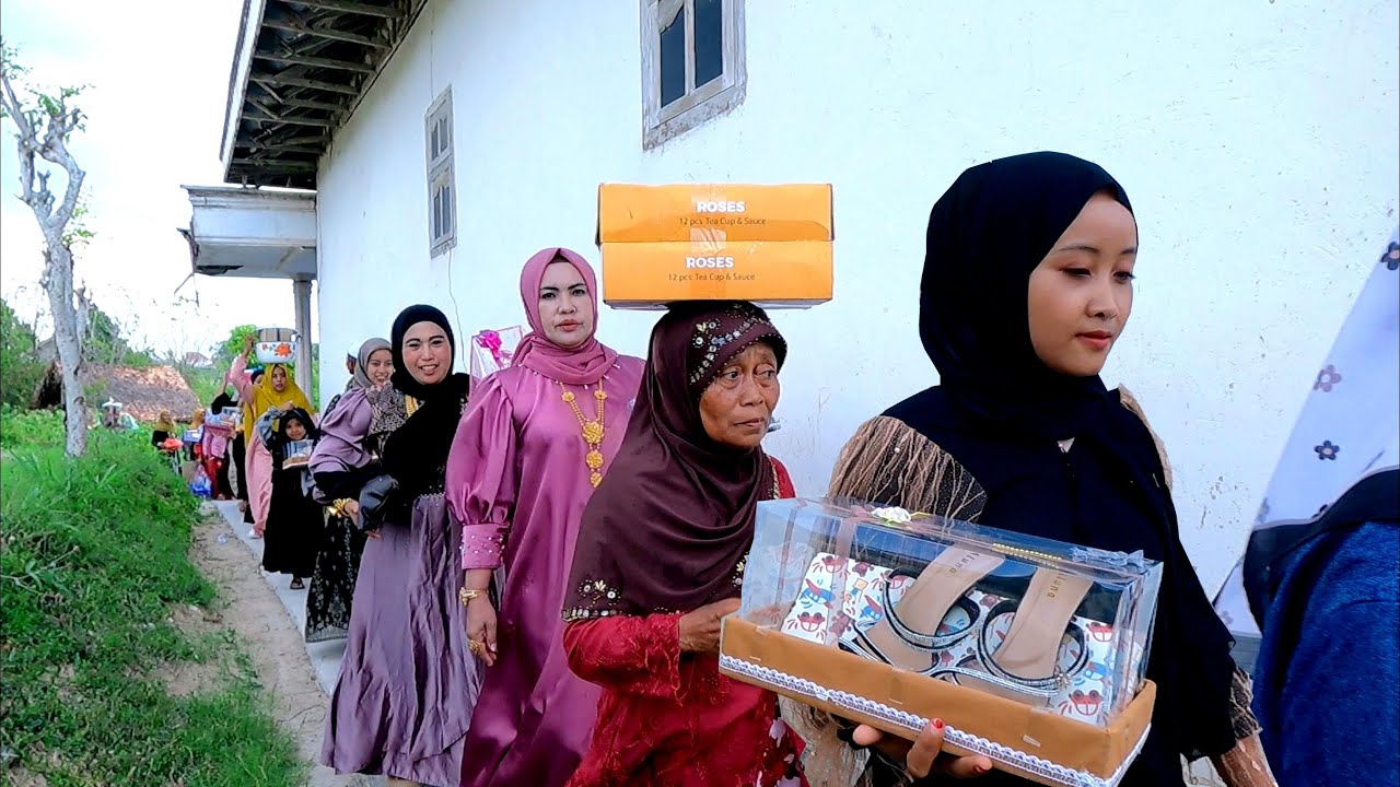 Village life in indonesia, muslim wedding in village, indonesia village,