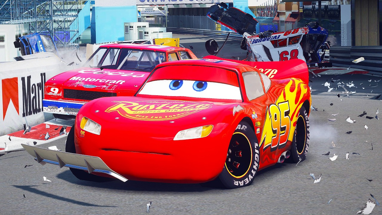 Lightning McQueen Monaco PINBALL Mod SURVIVAL Challenge