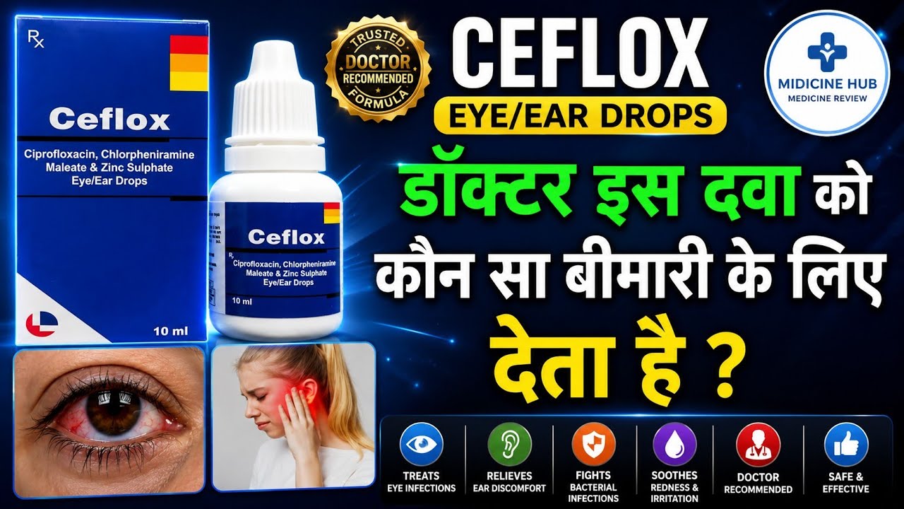 Ceflox eye/ear drops uses | Side Effect | Precaution | Midicine Hub