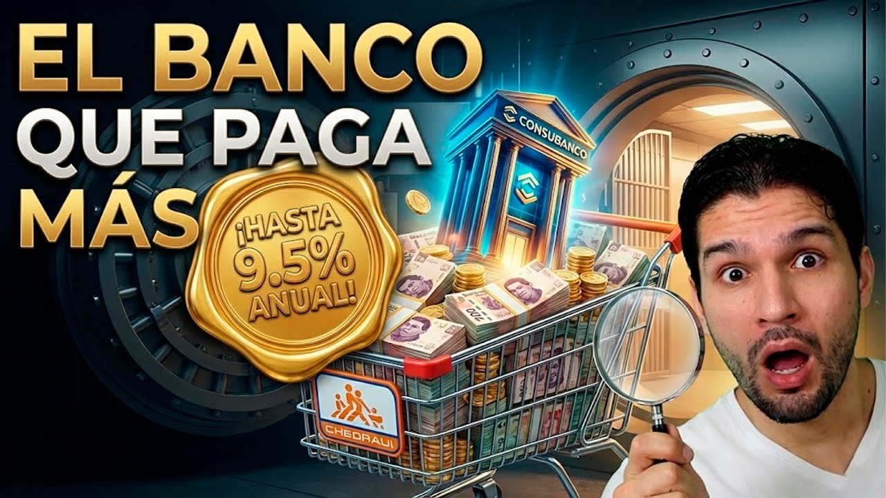 ¿Un BANCO que paga MÁS que CETES y SOFIPOS? Analizamos Consubanco, el Banco de Chedraui