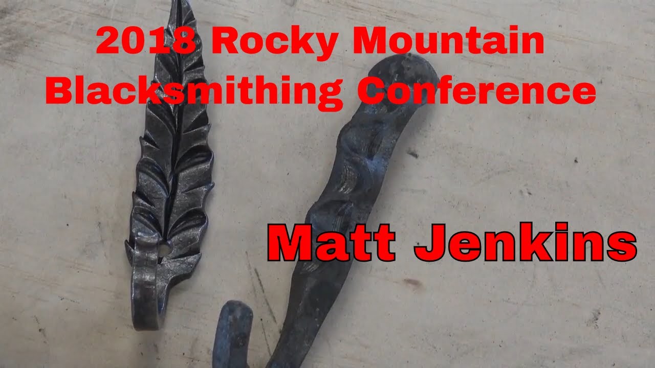 Matt Jenkins hook demonstration 2018 Rocky Mountain Blacksmithing Conference